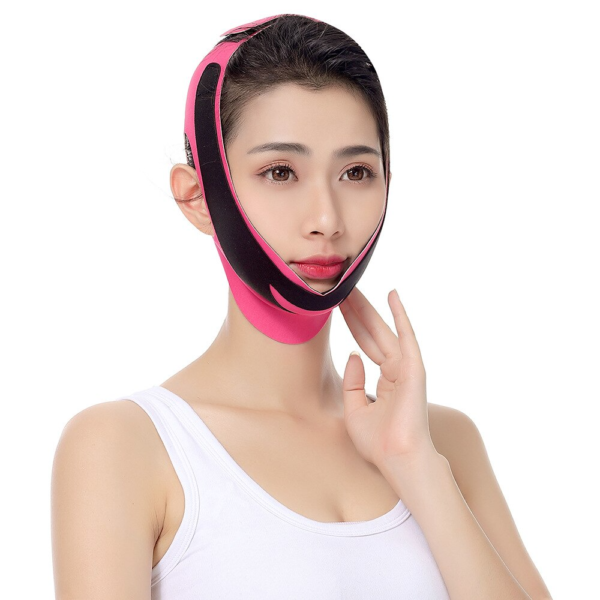 1 main rosto elastico emagrecimento bandagem v linha rosto shaper mulher queixo bochecha levantar cinto massagem facial cinta rosto cuidados com a pele beleza ferramentas