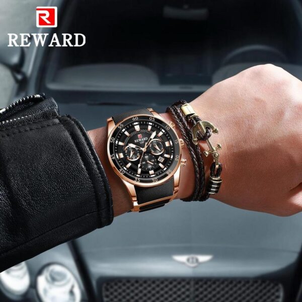 Relógio Reward,Relógio Masculino Premium Black – Commander - Stony Shop