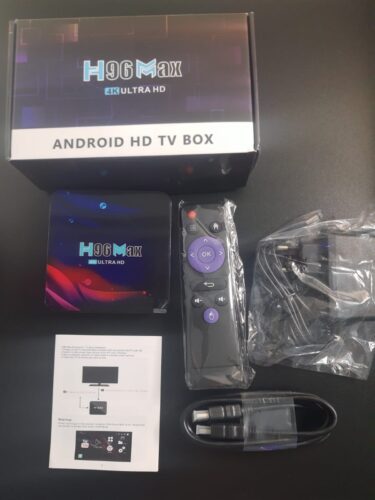 TV Box H96 Max 4K Android v11 photo review