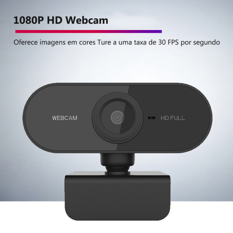 cam Câmera Usb Full Hd 1080P Com Microfone Stony Shop