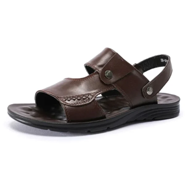 sandália de couro masculina,sandália masculina - Stony Shop