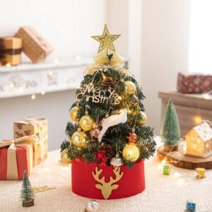 árvore-de-natal-decoração-dourada