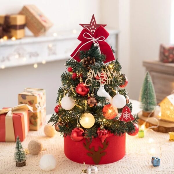 árvore-de-natal-decoração-vermelha