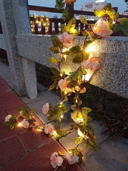 luminaria-fios-de-luzes-rosas-flores-em-led