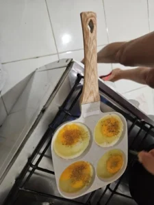 Frigideira Antiaderente 4 em 1 Cerâmica Frigideira para Ovos photo review
