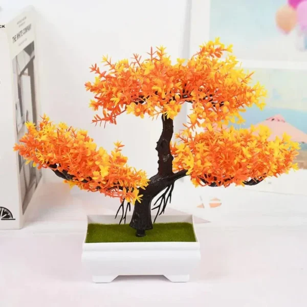 Bonsai Artificial Arvore com Flores em Seda - Stony Shop