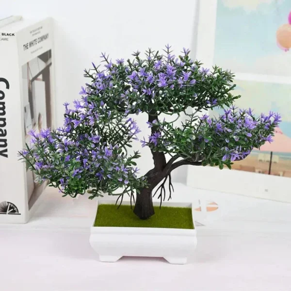 Bonsai Artificial Arvore com Flores em Seda - Stony Shop