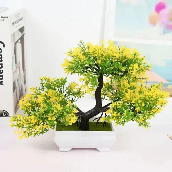 Bonsai Artificial Arvore com Flores em Seda - Stony Shop