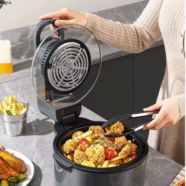 Air-Fryer-Fritadeira-Elétrica-10L-com-Grelha-Cesto-Removível-2