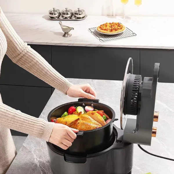 Air-Fryer-Fritadeira-Elétrica-10L-com-Grelha-Cesto-Removível-4