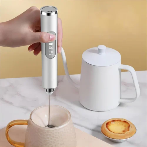 Batedor Misturador Mixer Elétrico Portátil para Bebidas 2